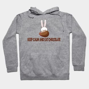 Keep Calm and Eat Chocolate Hoodie